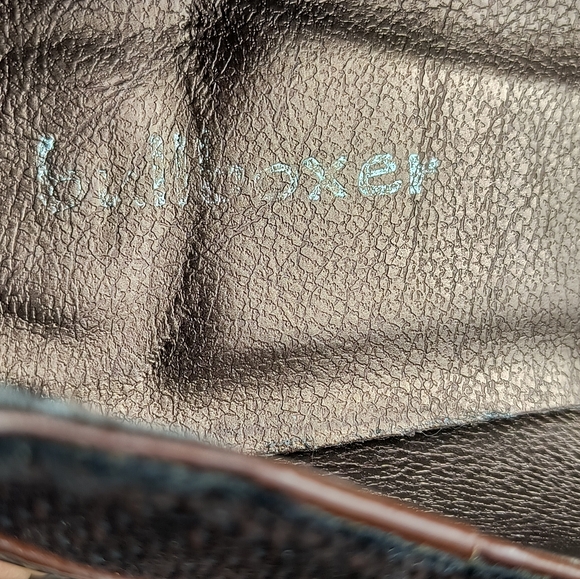 Chic Brown and Purple Heels with Decorative Cut-Outs Size 7.5/38 - Picture 8 of 9